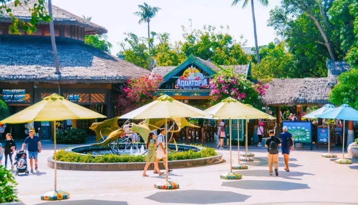 TOUR CANO 4 ĐẢO CÁP TREO – CÔNG VIÊN NƯỚC AQUATOPIA WATER PARK